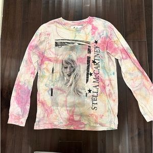 Stella McCartney X Taylor Swift Long sleeve Marbled Die Small T-Shirt